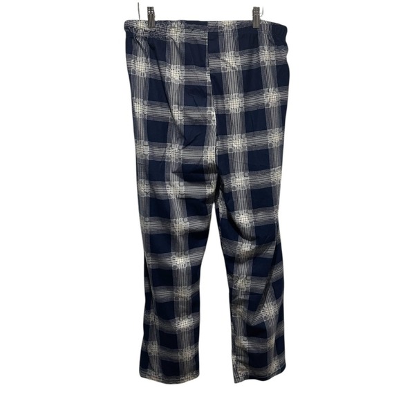Spyder Pajama Pants Mens Large Fleece Plaid Sleepwear Lounge Pockets Warm Soft - Picture 2 of 4